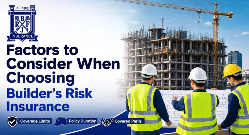 Construction site covered by Builder's Risk Insurance